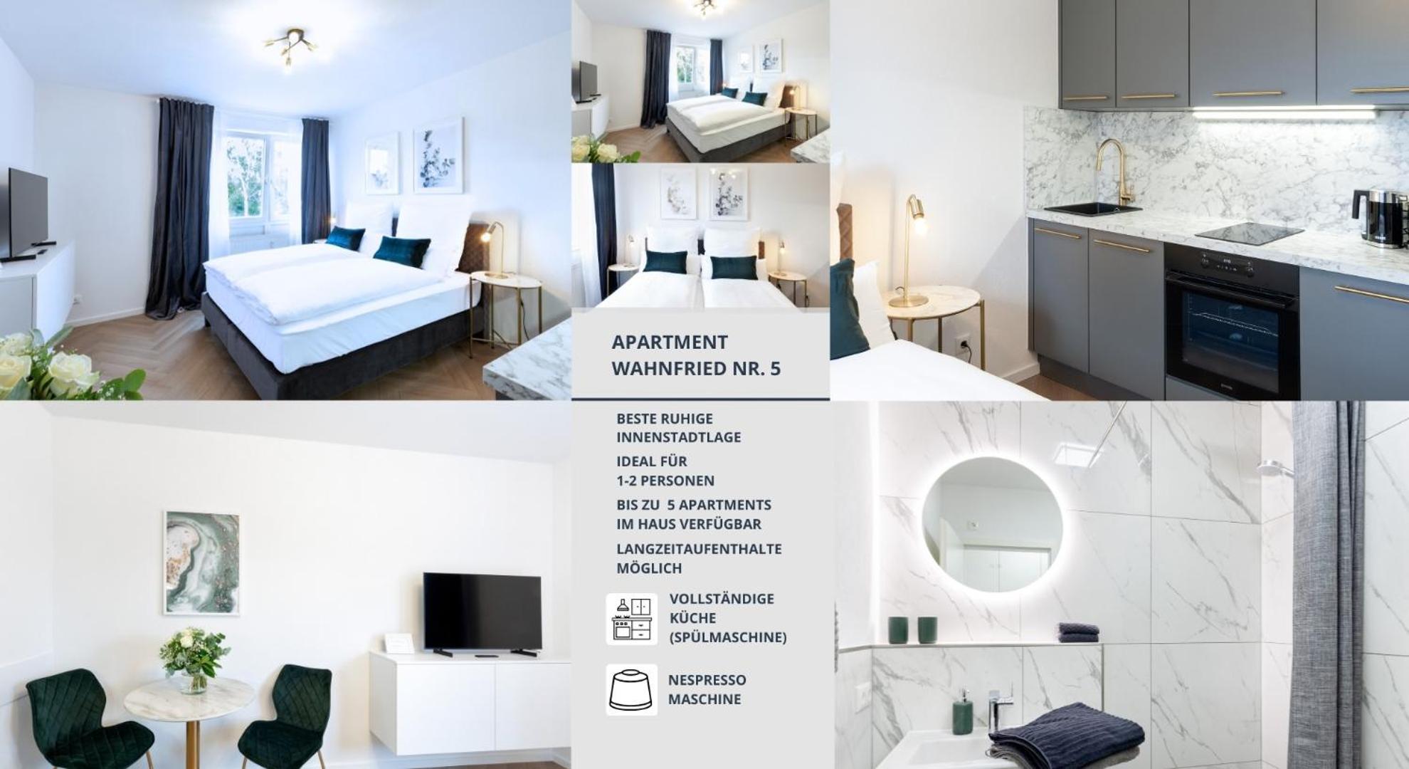 Apartment Wahnfried No5 - Zentrales Cityapartment Kueche Mit Duschbad - 300M Zur Fussgaengerzone Байройт Екстериор снимка